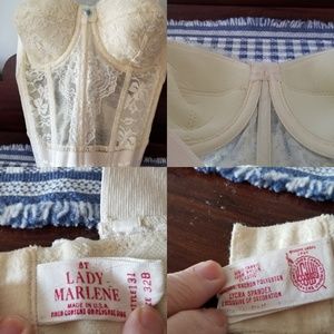 Vintage lady marlene bustier 32B